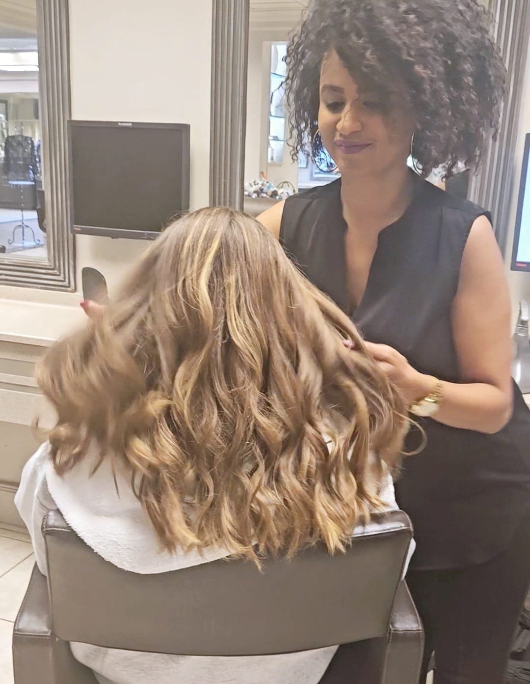 highlight and keratin